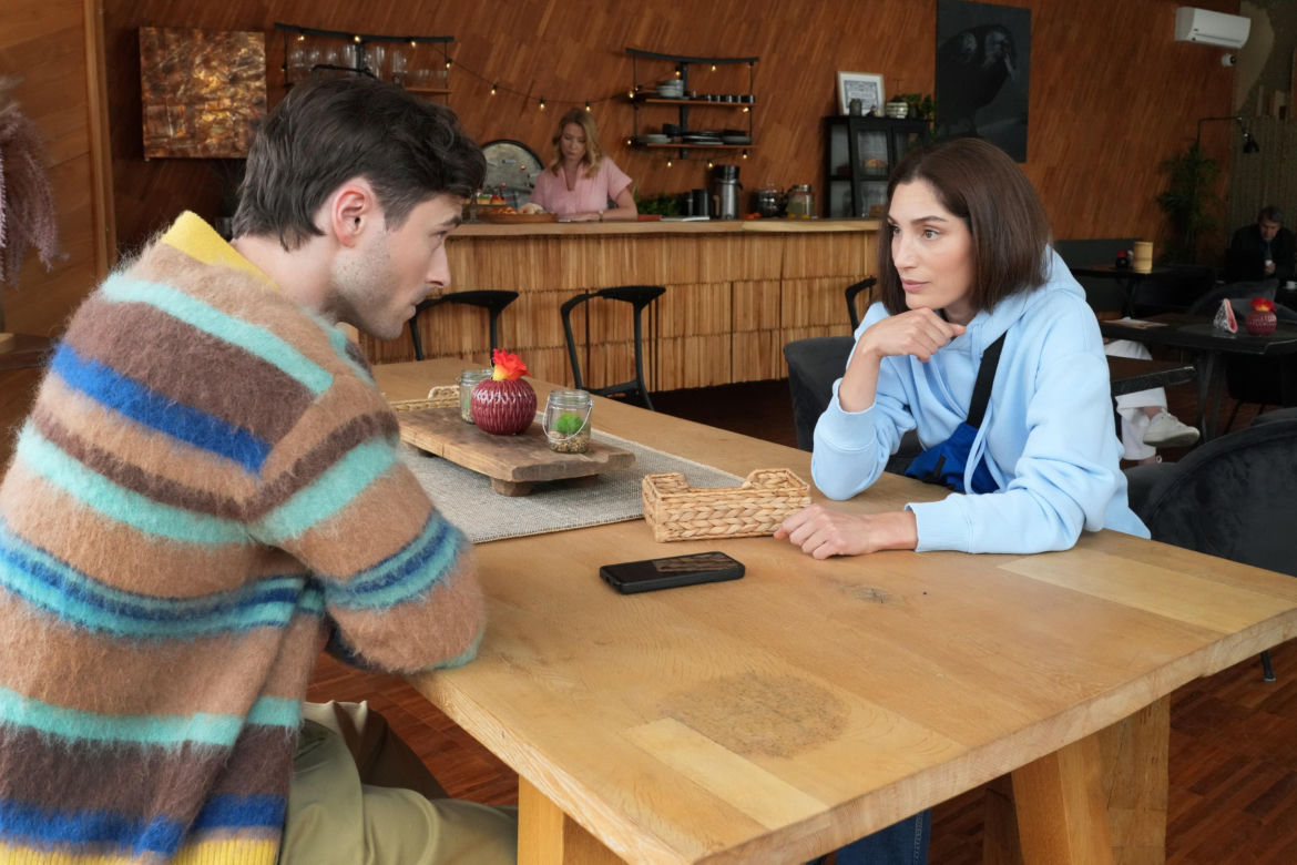 Barwy szczęścia odc. 3251. Celina (Orina Krajewska), Cezary Rawicz (Marcel Opaliński)