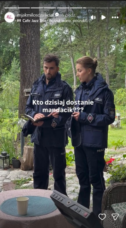 M jak miłość nowy sezon na planie. Natalka (Dominika Suchecka), Rafał (Jakub Kucner)