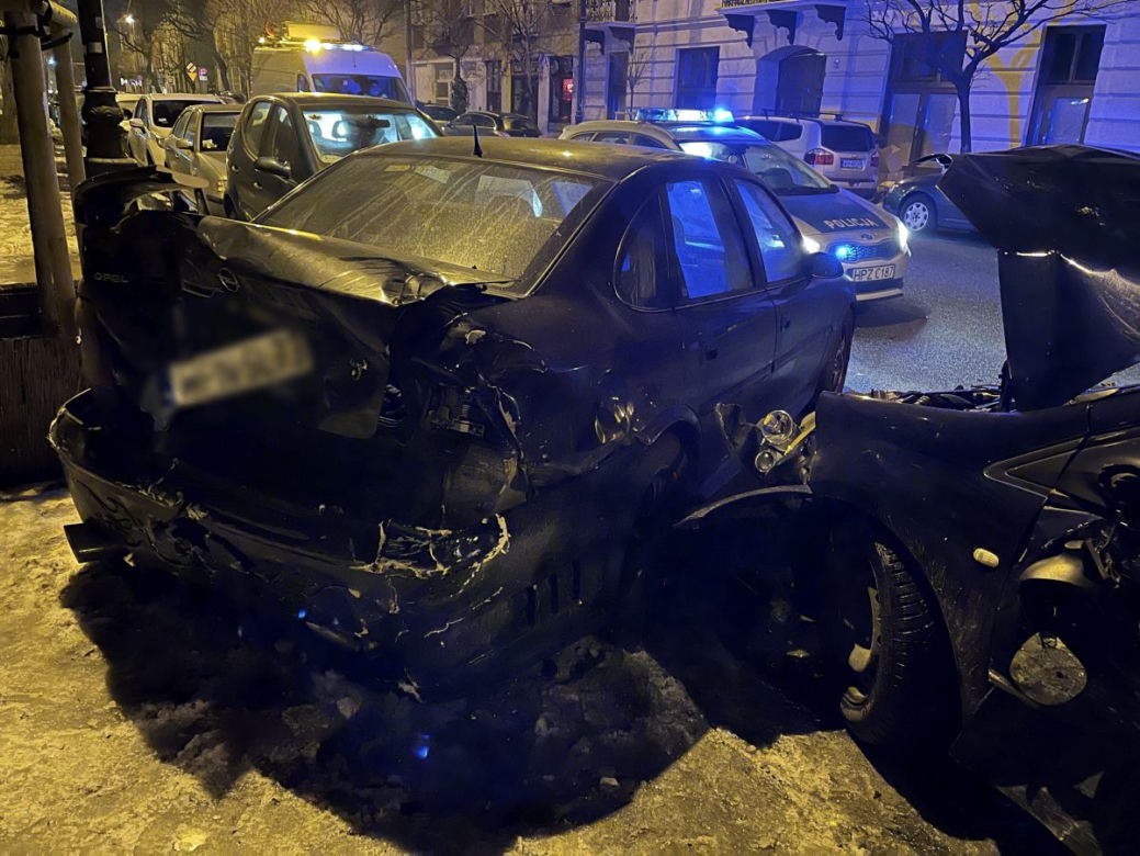 Staranował zaparkowane auta na ul.Stalowej