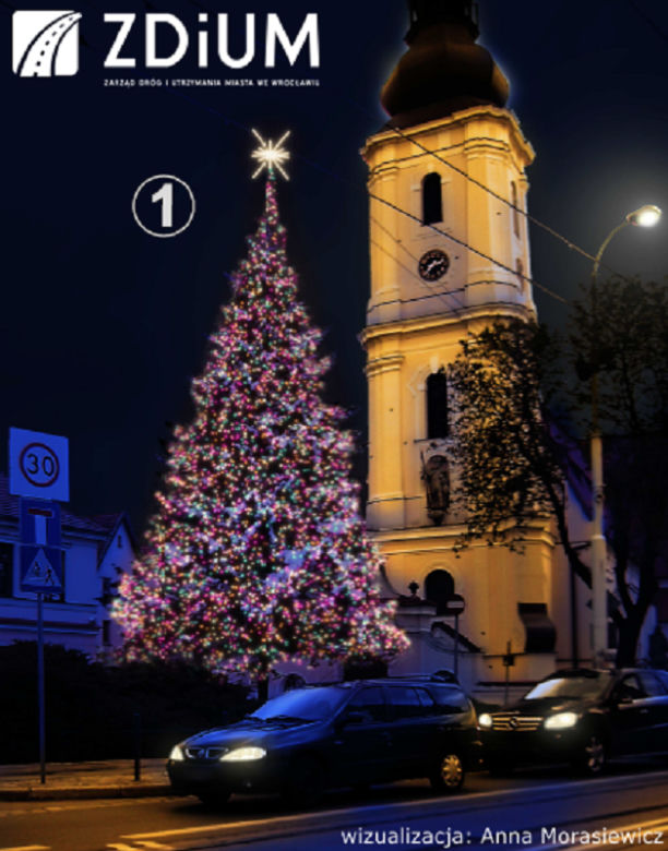 Świąteczne iluminacje na wrocławskich ulicach