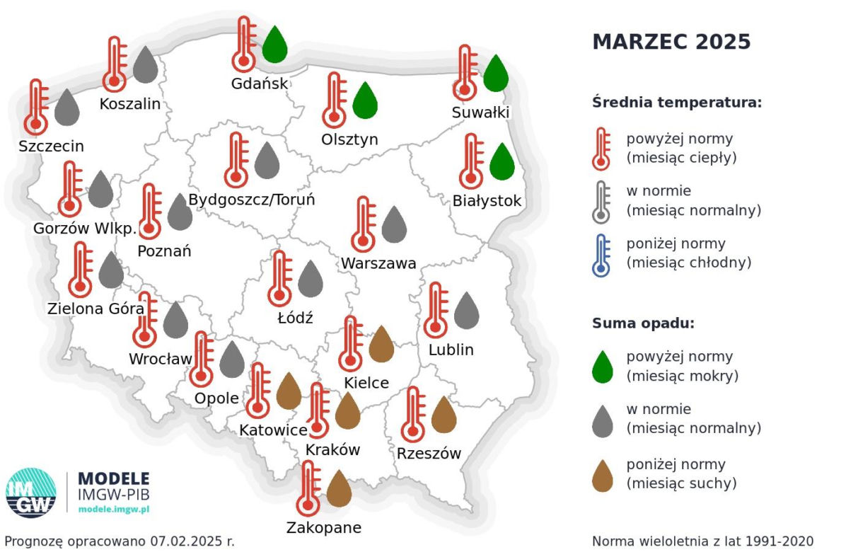 Wiemy, jaka będzie wiosna 2025
