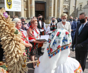 Para prezydencka na dożynkach