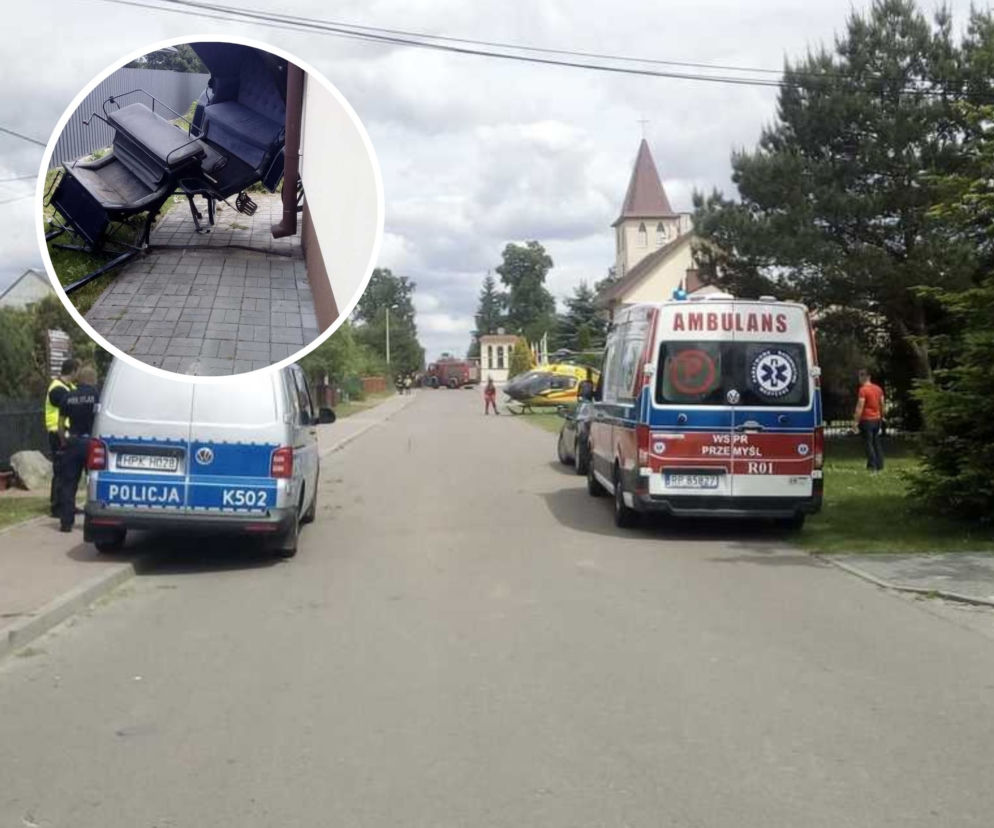 Załuże. Nieszczęśliwy finał przejażdżki bryczką. Ranne 4 osoby, w tym dzieci