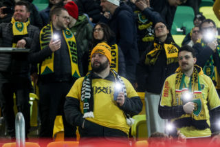 GKS Katowice - Górnik Zabrze: Zdjęcia kibiców z Derbów Śląska w ramach 23. kolejki PKO BP Ekstraklasy