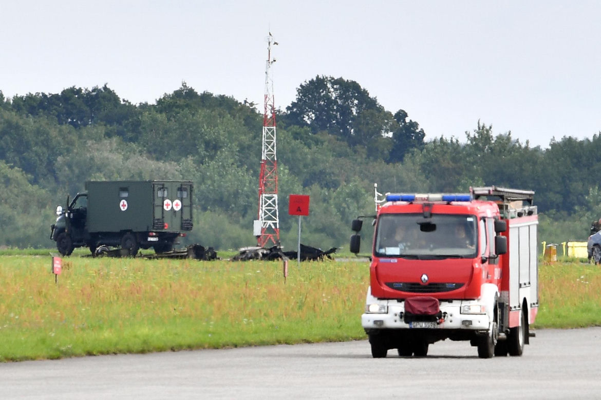 Samolot Bielik rozbił się w Gdyni