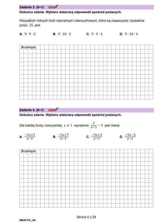 Matura próbna matematyka 2023 - CKE (wrzesień 2022)