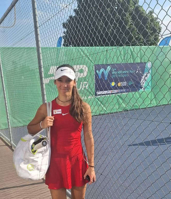 Oliwia Sybicka, 16-letnia stypendystka Igi Świątek
