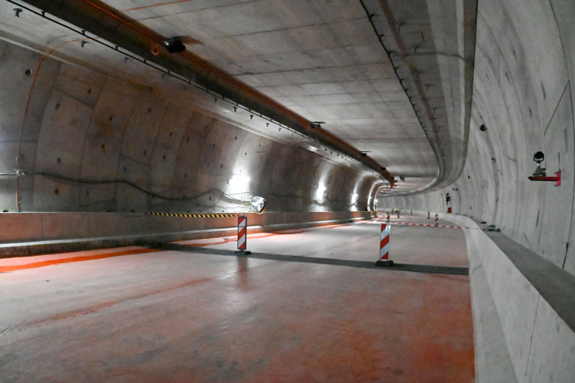 Budowa tunelu pod Świną - luty 2022