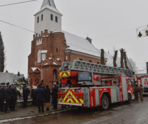 Tłumy na pogrzebie Eweliny, która zginęła jadąc na akcję ze strażakami
