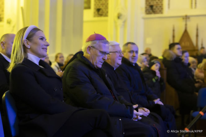 Pierwsza dama Marta Nawrocka na koncercie kolęd