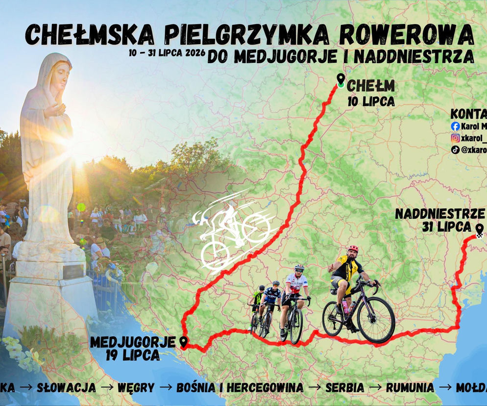 Plakat promujący pielgrzymkę