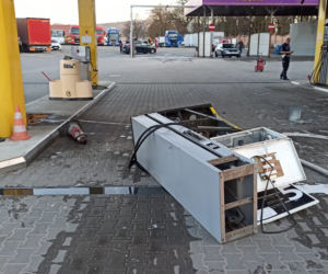 Pożar na stacji paliw w Tarnowie