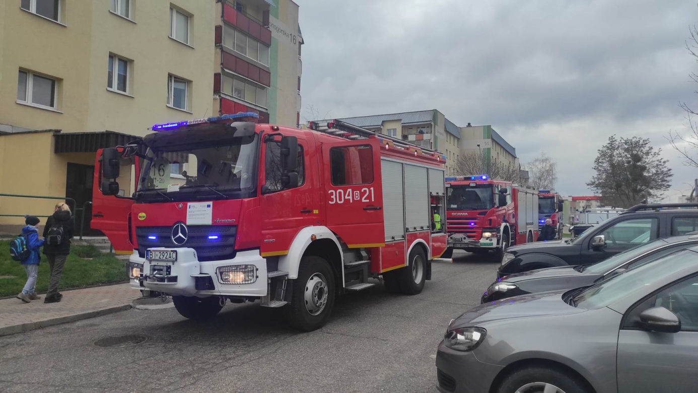 Straż pożarna na Zielonych Wzgórzach. Przypalony garnek zaalarmował służby