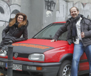 Sławomir Zapała szczyci się, że ma volkswagena golfa III