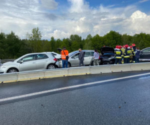 GIGANTYCZNY korek na A4! Karambol na granicy Katowic i Mysłowic!