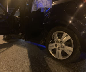 Wypadek drogowy, Warszawa, skrzyżowanie ul. Poligonowej z Ostrobramską