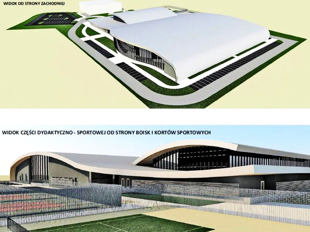 Podkarpackie Centrum Lekkoatletyczne w Rzeszowie - wizualizacja