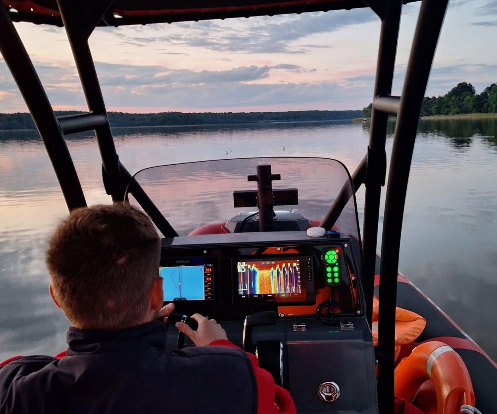 Nocne poszukiwania mężczyzny z wyspy Lipowy Ostrów