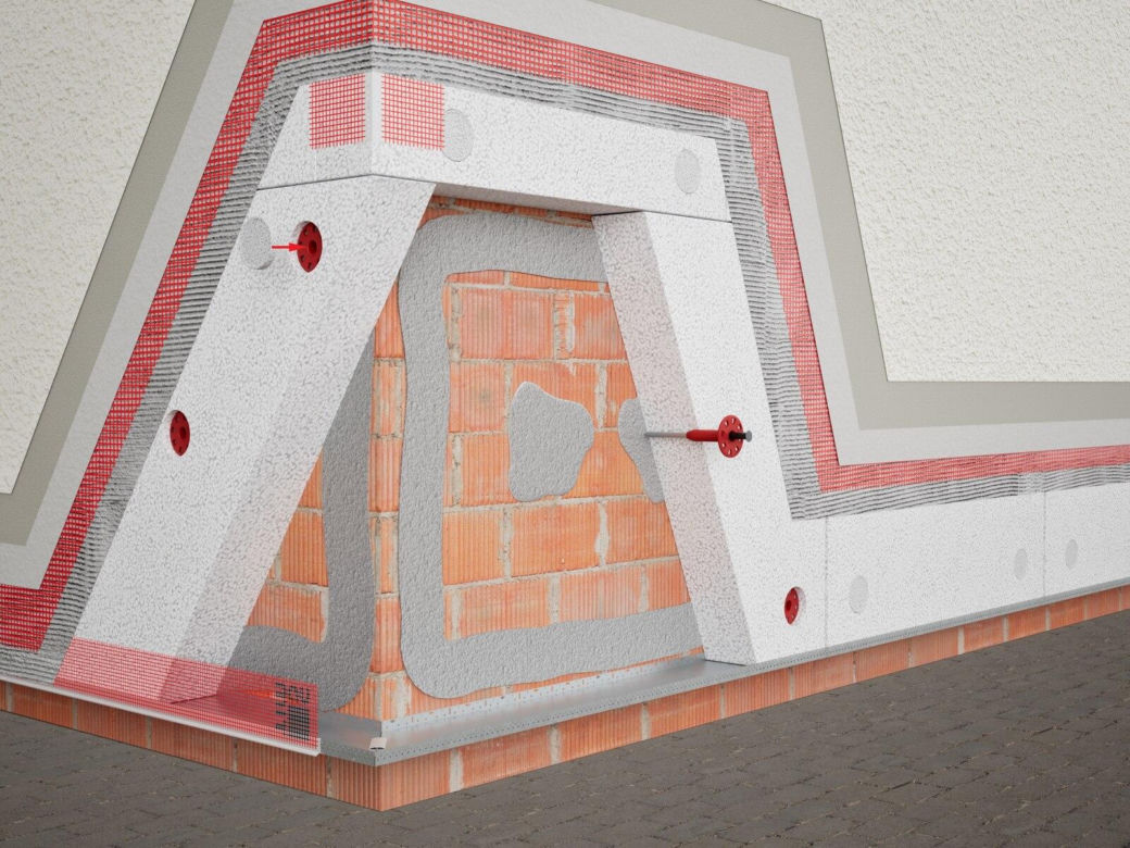 ProSystem na styropianie. Schemat 3D
