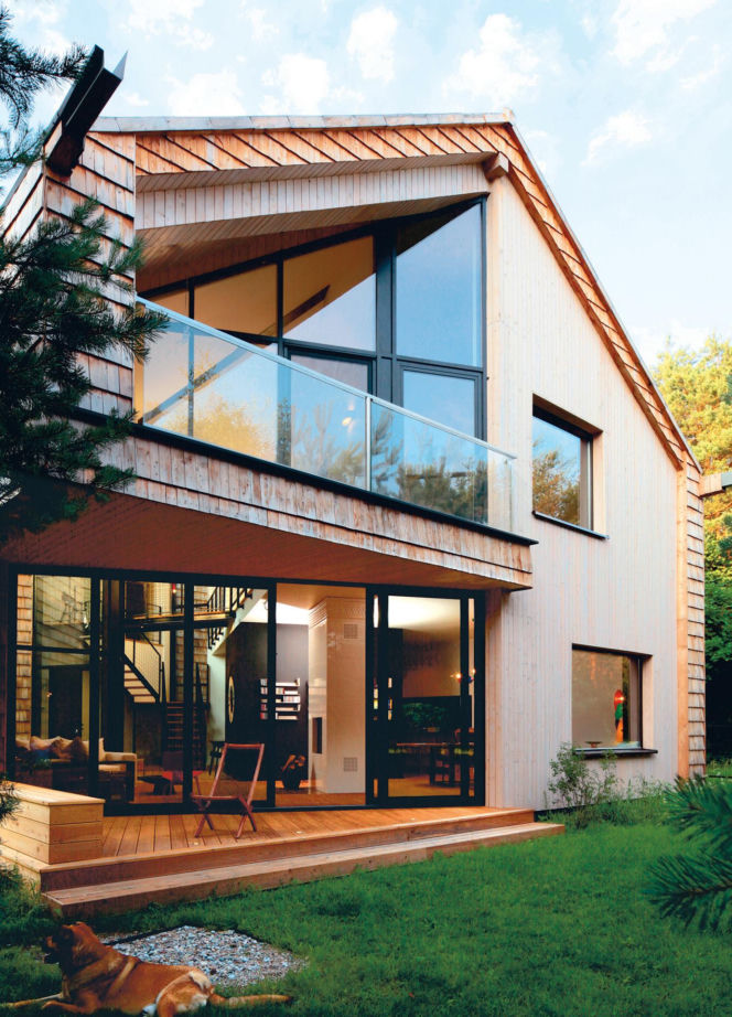 Dom pachnący modrzewiem