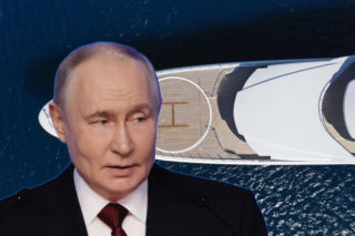 Luksusowy jacht Putina zauważony u wybrzeży Danii! Towarzyszą mu rosyjskie okręty 