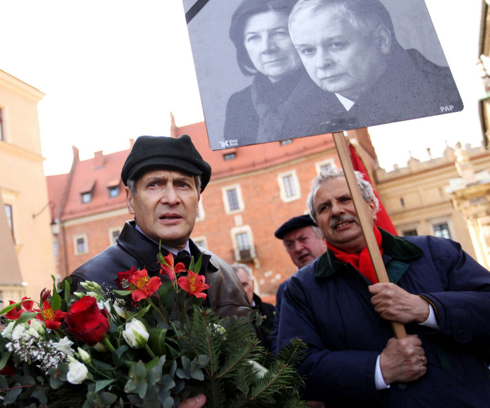 Jerzy Zelnik w samotności pomodli się za ofiary 