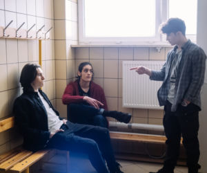 Na Wspólnej, odc. 3279: Janek (Bartłomiej Kraszewski), Słowik (Maksymilian Piotrowski), Antek Tomkiewicz (Jakub Jankiewicz)