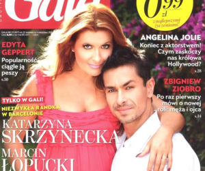 Kasia Skrzynecka na okładce Gali