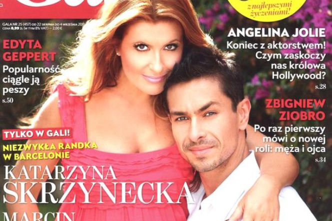 Kasia Skrzynecka na okładce Gali