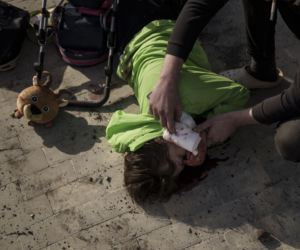 Ukraina. Ostrzał rakietowy miasta Charków