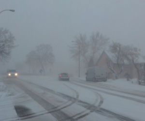 Śnieżyca w Białymstoku 2019
