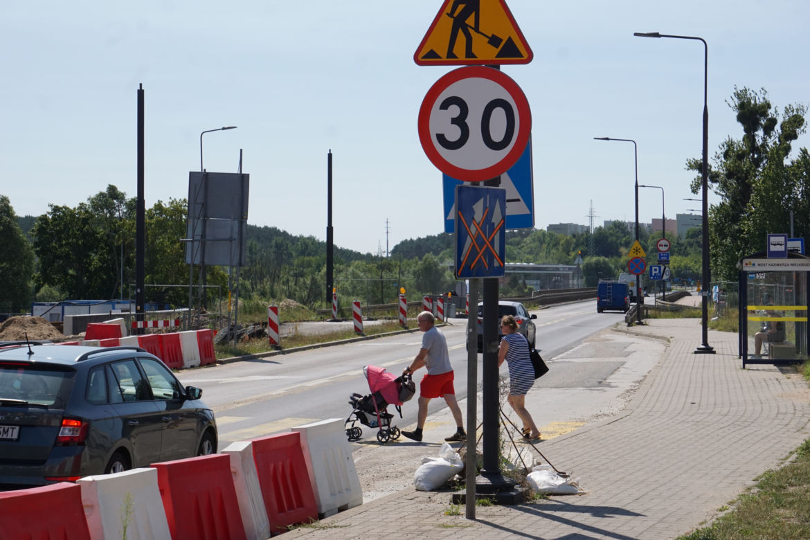 Trwa budowa nowych mostów Kazimierza Wielkiego w Bydgoszczy [ZDJĘCIA]