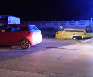 Wypadek w Dąbrówce Nagórnej! Kierowca nie ustąpił pierwszeństwa