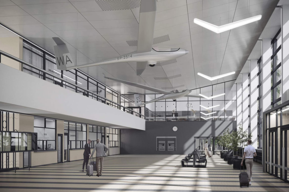 Wizualizacja dworca kolejowego w Grudziądzu