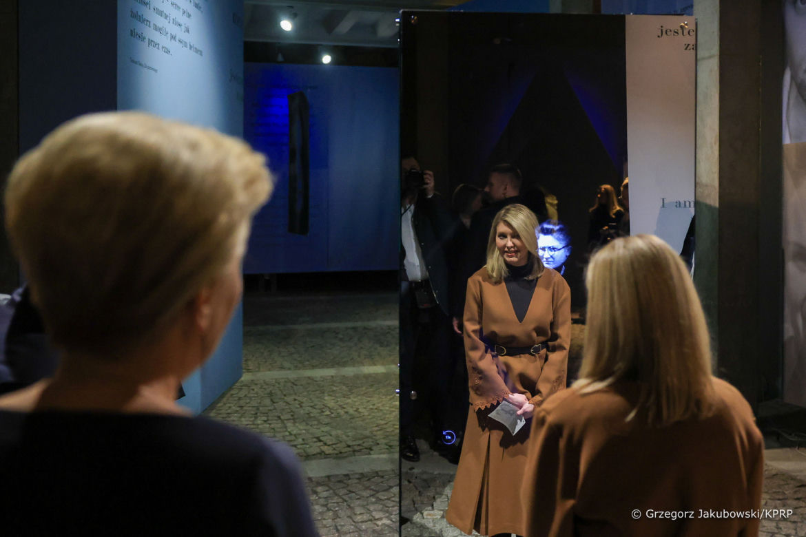 Ołena Zełenska i Agata Duda w Muzeum Powstania Warszawskiego