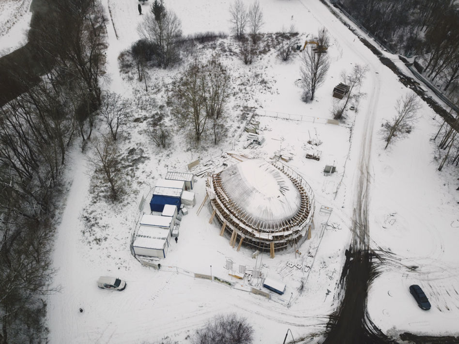 Pawilon edukacyjny na warszawskim Golędzinowie