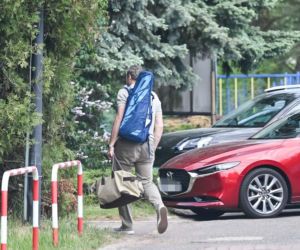 Paweł Deląg robi formę przed porodem