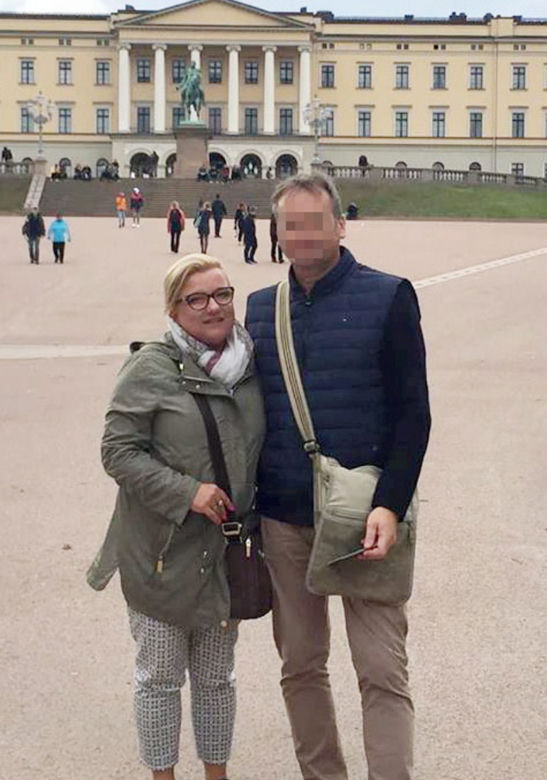 Beata Kempa z mężem