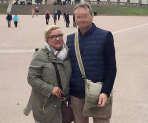 Beata Kempa z mężem