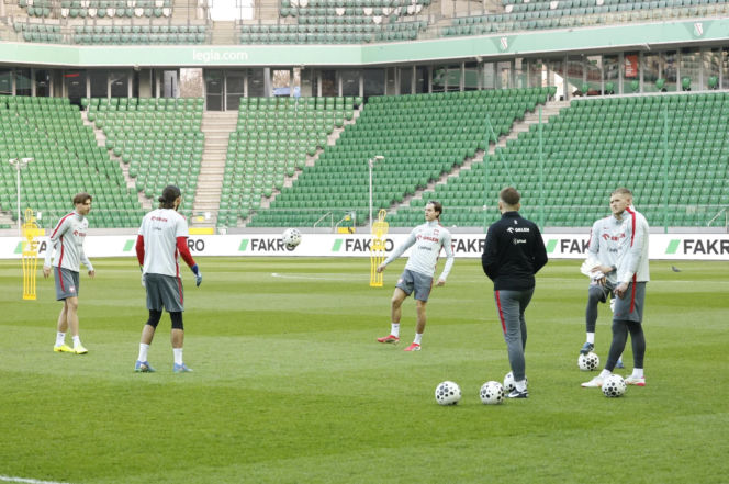 Trening reprezentacji Polski w Warszawie