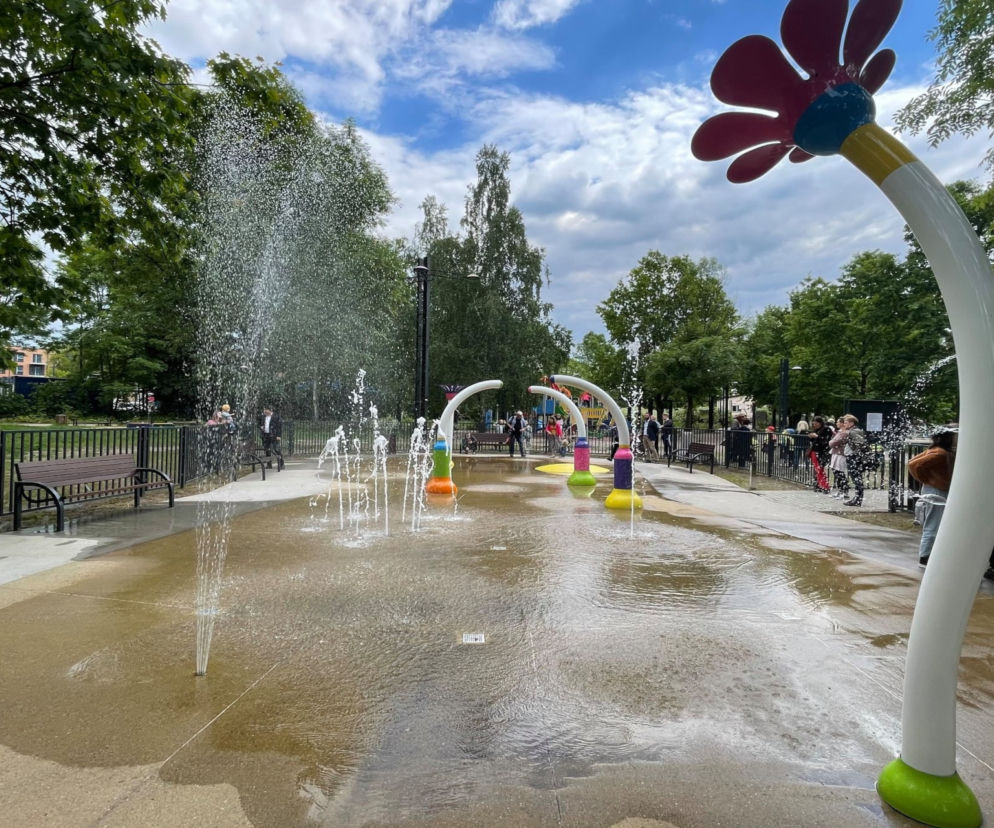 Nowy wodny plac zabaw Warszawa
