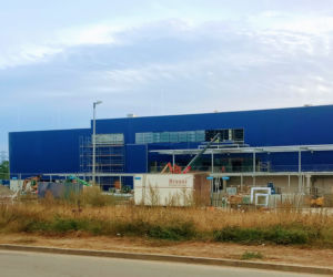 Budowa sklepu IKEA w Szczecinie - sierpień 2020
