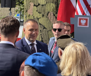 Karol Nawrocki w Olesznie