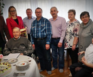 Antoni Kisiel z Mrągowa skończył sto lat!