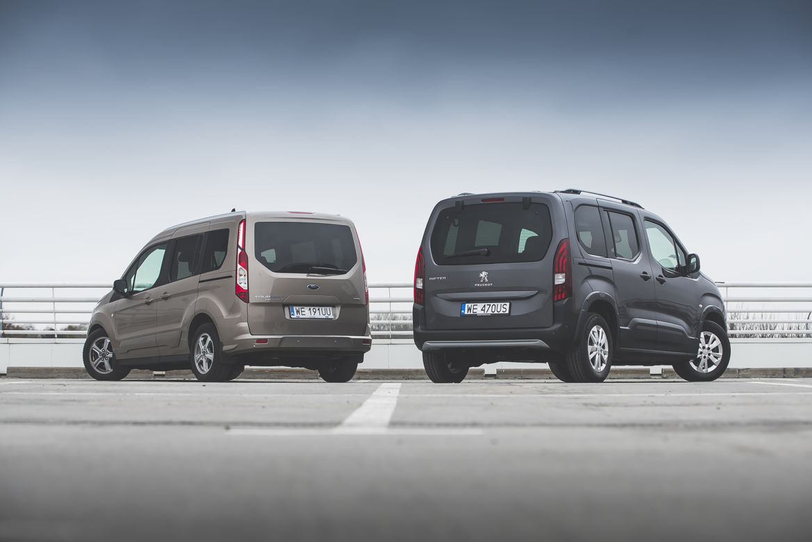 Peugeot Rifter Allure 1.5 D 130 KM MT6 vs. Ford Turneo Connect Titanium 1.5 D 120 KM AT8
