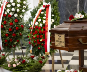 Jarosław Kaczyński na pogrzebie pierwszego naczelnego Gazety Polskiej