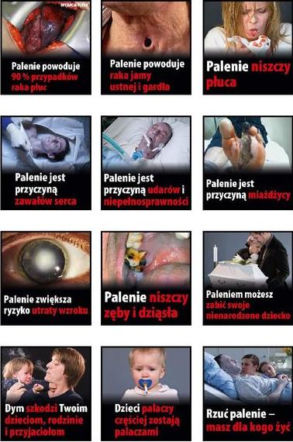Drastyczne ostrzeżenia na paczkach papierosów. Tak będą wyglądać opakowania