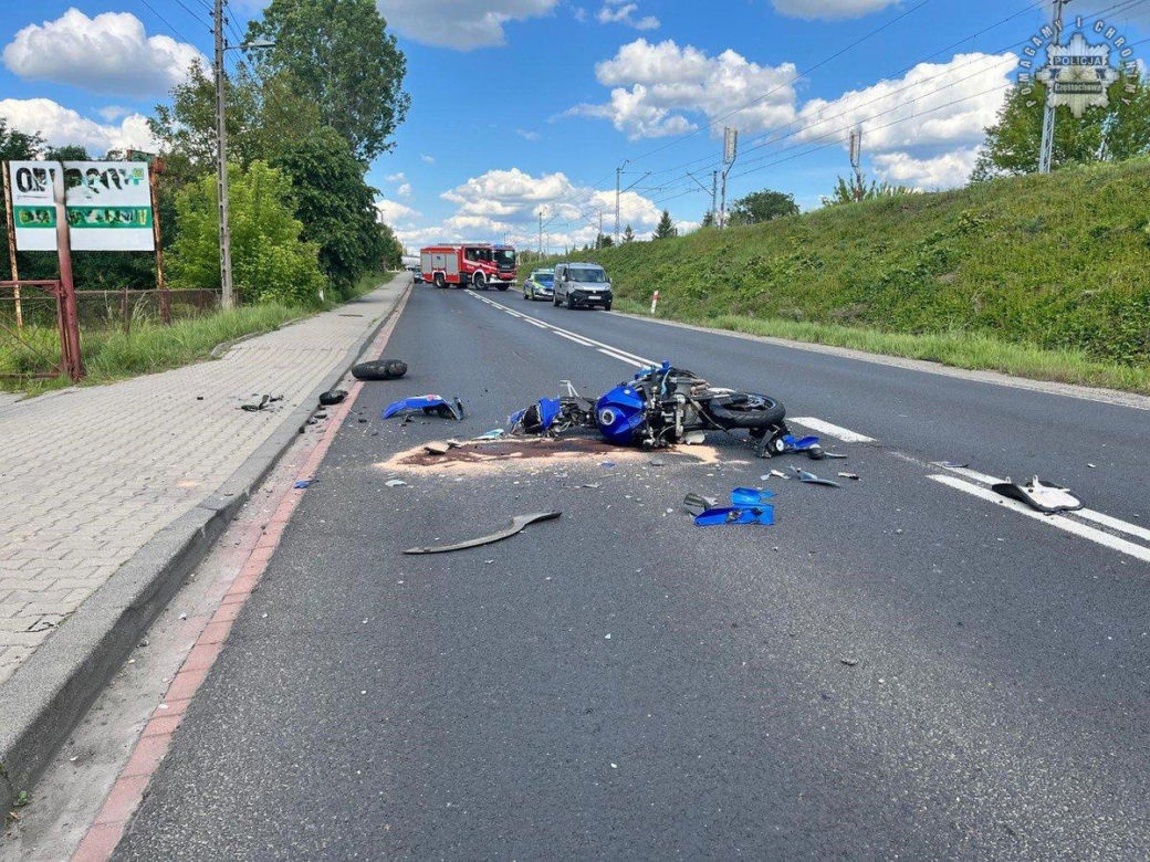 Blachownia. Nie żyje młody motocyklista. Policja podała przyczynę tragicznego wypadku