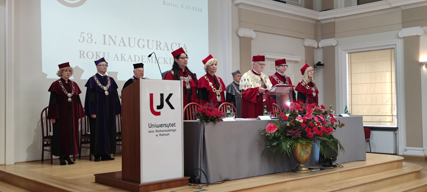Inauguracja roku akademickiego na UJK 2022