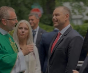 Prezydent Karol Nawrocki uczestniczył w mszy w polskim kościele w Silver Spring w stanie Maryland